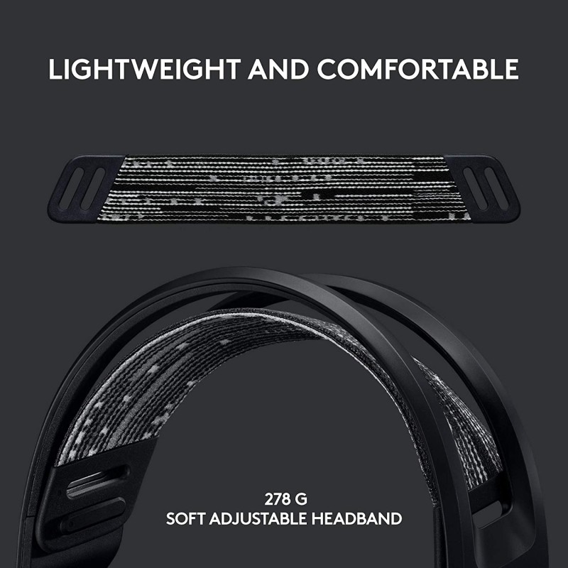 Logitech G733 Lightspeed Wireless Headset (Black)